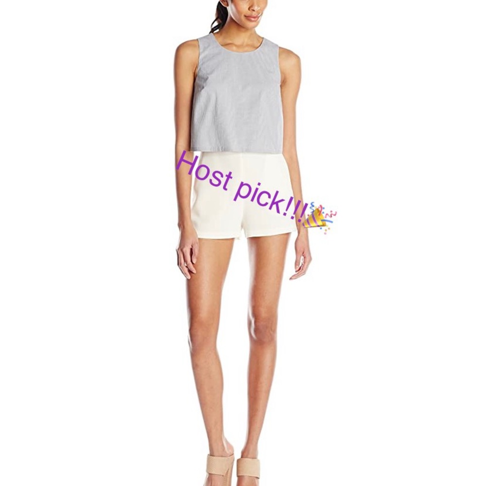 🎉Host Pick🎉 BCBG Popover top romper NWT